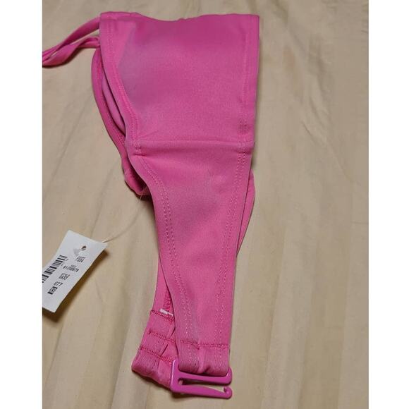 Aeropostale Pink Padded Bandeau Swimsuit Top ~ size XS Junior's - Picture 2 of 5